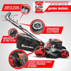 Tondeuse Thermique Autotractée 144.3cc - 46cm Avec Démarrage électrique -mulchin -Karcher Soldes 63c13674a626f1.70735366