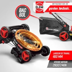 Tondeuse Thermique Autotractée 144.3cc - Largeur De Coupe 46cm - Elem Garden -Karcher Soldes 63c1367d6eb876.50155183