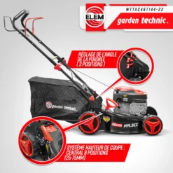 Tondeuse Thermique Autotractée 144.3cc - Largeur De Coupe 46cm - Elem Garden -Karcher Soldes 63c1367d745029.32057082