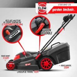 Tondeuse à Gazon électrique 1800w - 42cm - Elem Garden -Karcher Soldes 643d9e416b57e1.27302122