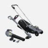 Voltr - Tondeuse à Gazon Sans Fil 30cm + Débrousailleuse Sans Fil ø25cm + Souffleur De Feuilles 20v
