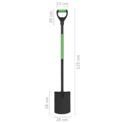 VIDAXL Bêche à Creuser De Jardin Avec Poignée En D Acier -Karcher Soldes 64798cc26d7af4.58156107